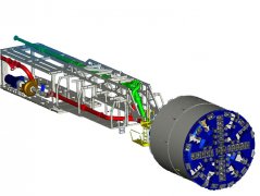 泥水平衡盾构 隧道掘进机械